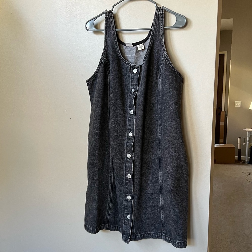 Levi's Tuli Pinafore Dress w/Pockets Stonewash
